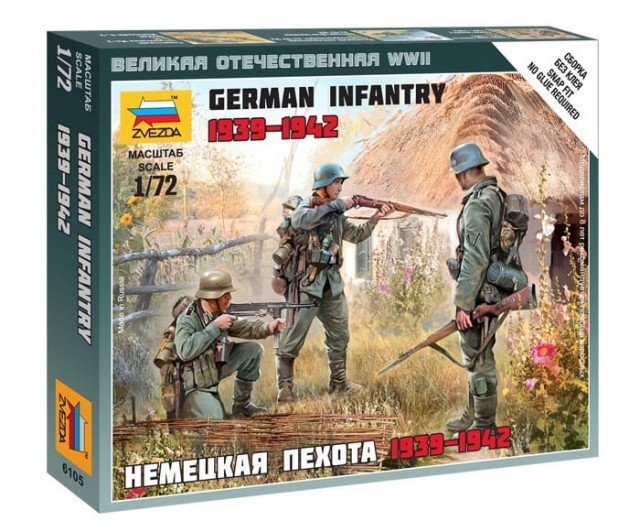 Zvezda 1/72 German Infantry 1939-1942