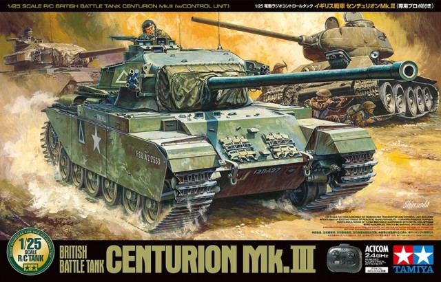 RC Byggesett 1/25 British Centurion Mk.III w/Control 2.4Ghz