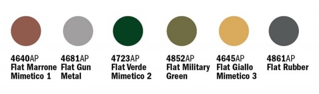 Italeri Acrylic Set WWII Regio Esercito (6stk. 20ml)