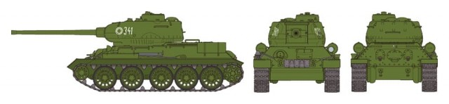 Tamiya 1/48 Russian Medium Tank T-34/85