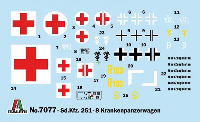 Italeri 1/72 sd. Kfz. 251/8 Ambulance