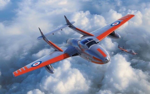 Airfix 1/72 De Havilland Vampire T.11/J-28C