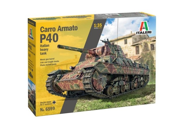 Italeri 1/35 Italian Heavy Tank Carro Armato P40