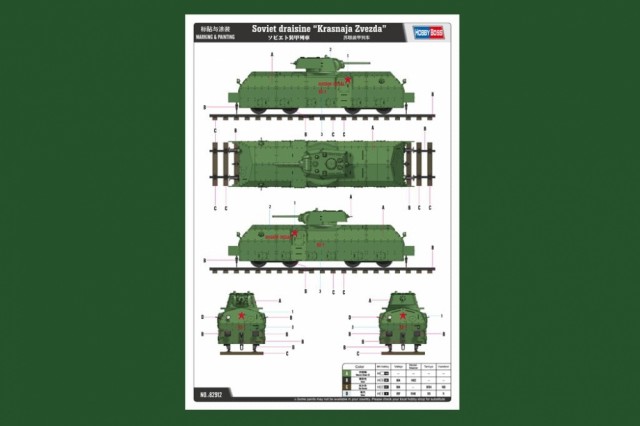 HobbyBoss 1/72 Soviet Draisine Krasnaja Zvezda