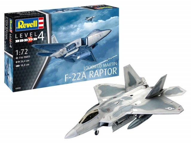 Revell 1/72 Lockheed Martin F-22A Raptor