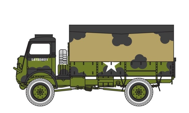 Airfix byggesett 1/76 Bedford QLT and Bedford QLD Trucks A03306