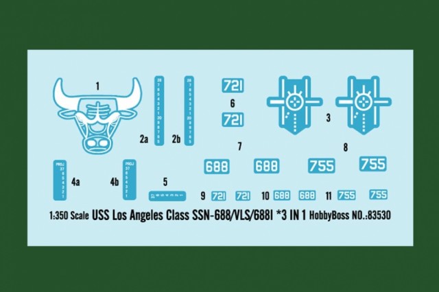 HobbyBoss 1/350 USS Los Angeles Class SSN-688/VLS/688I