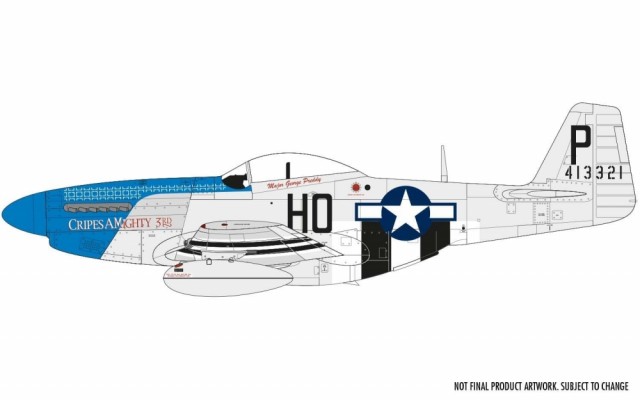 Airfix 1/48 North American P51-D Mustang (Filletless Tails)