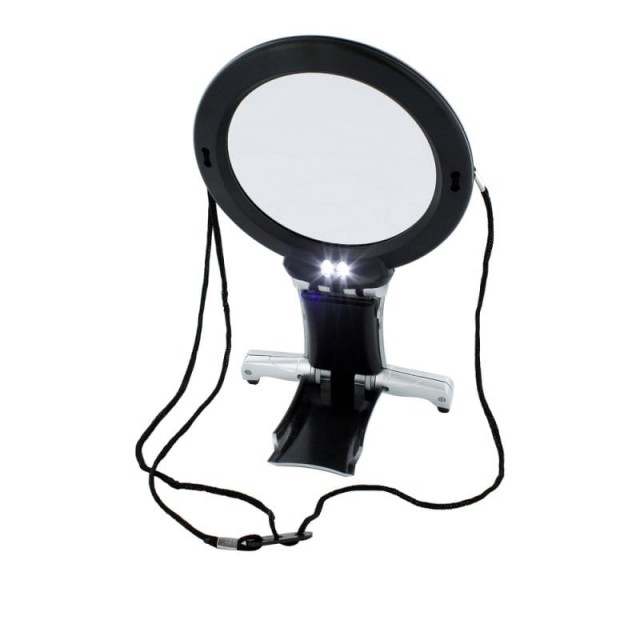 Forstørrelsesglass med LED-Lys
