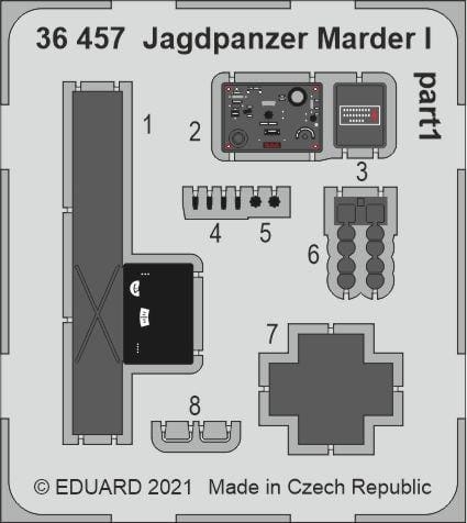 Eduard 1/35 Detaljsett Jagdpanzer Marder I (for Tamiya kit)