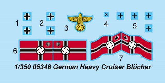 Trumpeter 1/350 German Heavy Cruiser Blucher