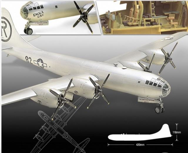 Academy 1/72 USAAF B-29A Enola Gay/Bockscar