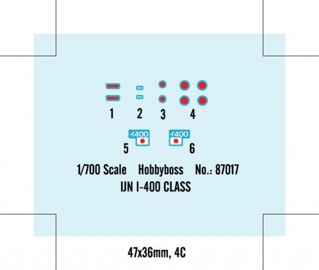 HobbyBoss 1/700 Japanese U-Boat IJN I-400