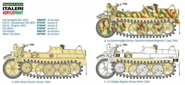 Italeri 1/9 Kettenkrad