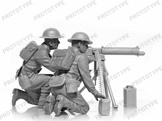 ICM 1/35 WWII British Vickers MG Crew