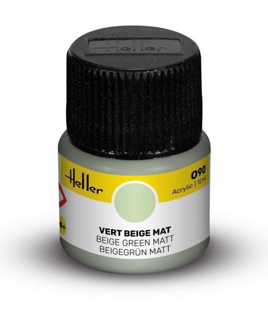 Heller Akryl No 90 Beige Green - Matt 12ml