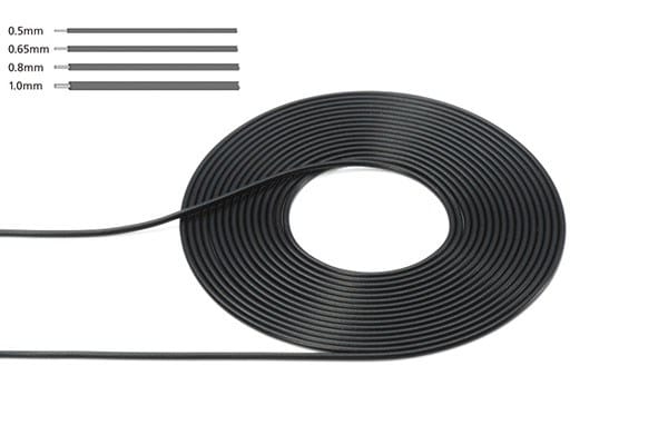 Tamiya Detail-Up Cable (0,8mm Outer Diameter/Black)