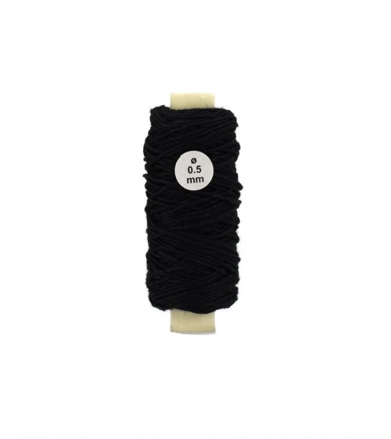 Artesania Riggetråd 0,5mm Sort 20m