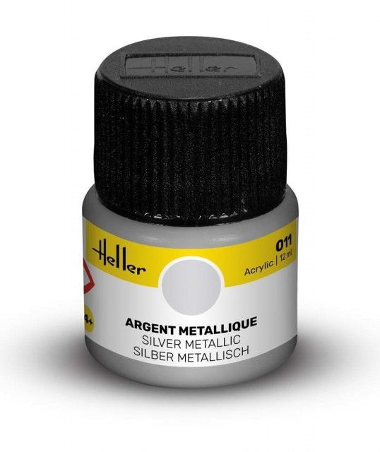 Heller Akryl No 11 Silver - Metallic 12ml