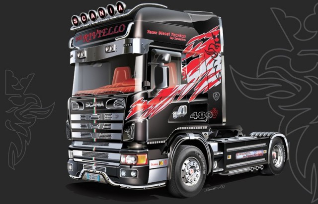 Italeri 1/24 Scania 164L Topclass
