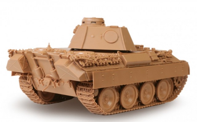 Zvezda 1/35 German Medium Tank Pz.Kpfw.V Panther w/Interior Details