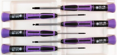 Ball Point skrutrekkersett 6 stk. (lilla)