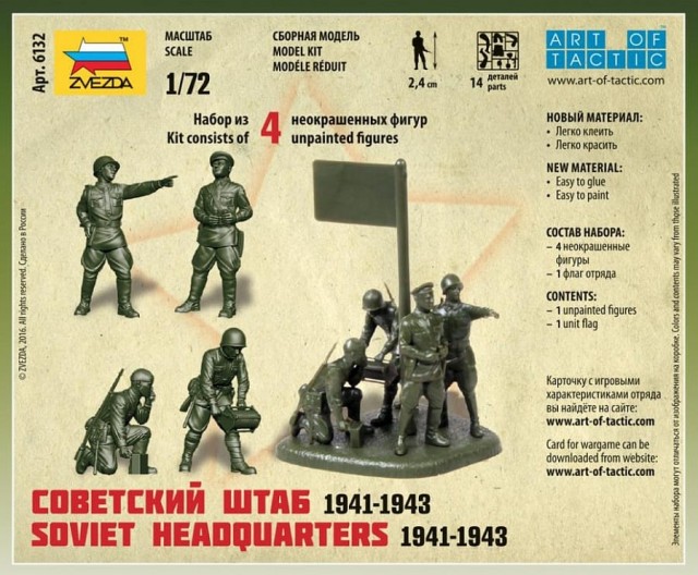 Zvezda 1/72 Soviet Headquarters 1941-1943