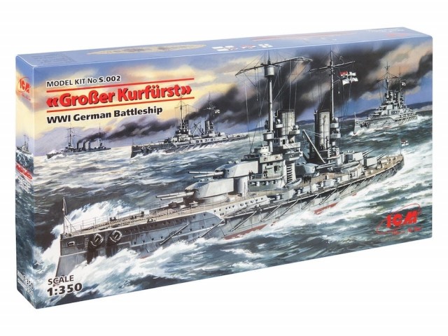 ICM 1/350 WWI German Battleship Großer Kurfürst