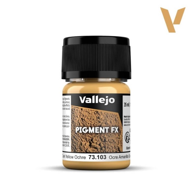 Vallejo Pigments Dark Yellow Ochre 35ml