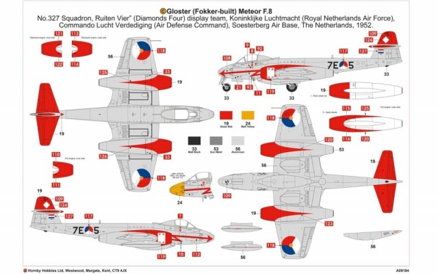Airfix 1/48 Gloster Meteor F.8 Korea