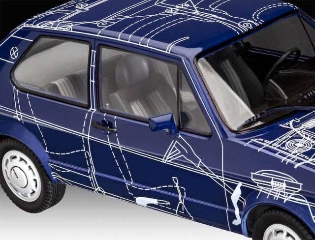 Revell Startsett 1/24 VW Golf GTI "Builders Choice"