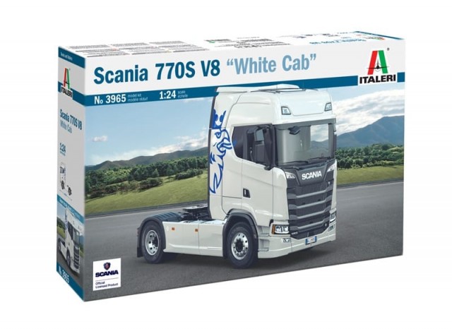 Italeri 1/24 Scania 770 S V8 White Cab