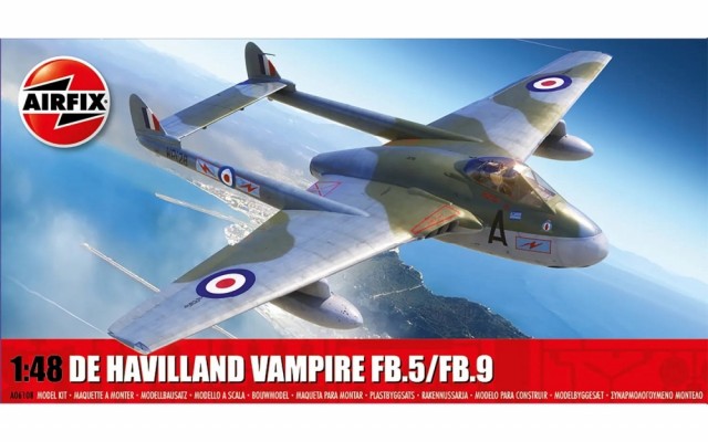 Airfix 1/48 De Havilland Vampire FB.5/FB.9
