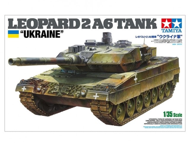 Tamiya 1/35 Leopard 2 A6 Tank Ukraine