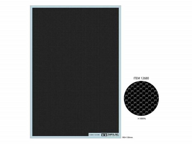 Tamiya Carbon Pattern Decal (Twill Weave/Extra Fine)