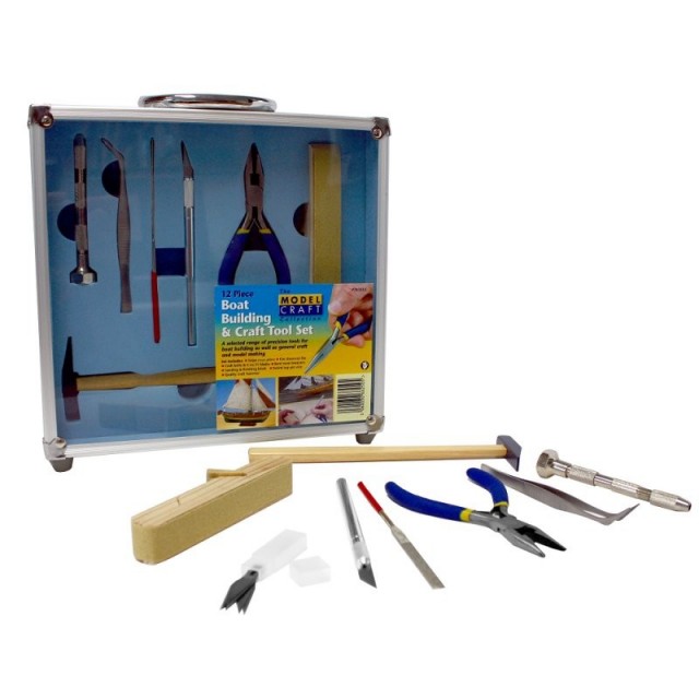 Model Craft Skipsbygger Verktøysett (12 deler)