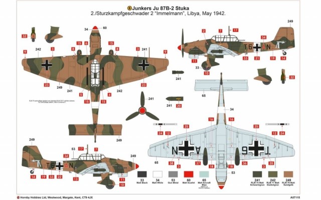 Airfix 1/48 Junkers Ju87R-2/B-2 Stuka