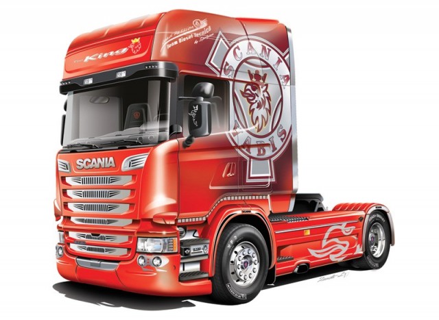 Italeri 1/24 Scania R730 Streamlin Team Chimera