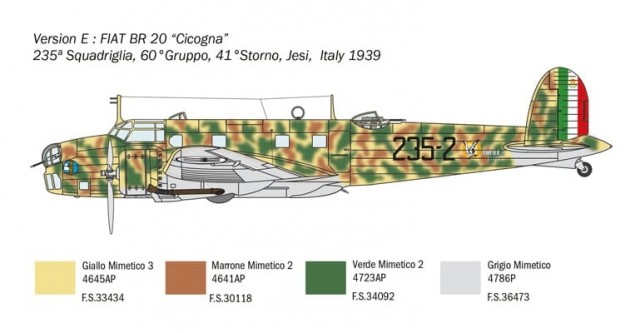 Italeri 1/72 Fiat BR.20 Cicogna - The Battle of Britain 80th Anniversary