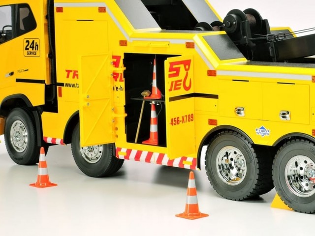 56558 Tamiya Accessory Set for 1/14 Scale R/C Truck (Cones and Tools)