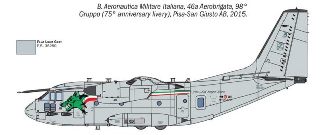 Italeri 1/72 C-27J Spartan