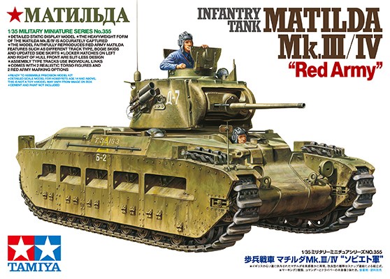 Tamiya 1/35 Infantry Tank Matilda Mk.III/IV Red Army