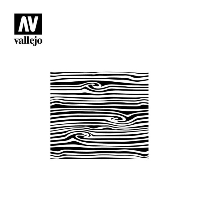 Vallejo Stencils Wood Texture No.2 1/35