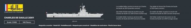 Heller 1/400 Charles De Gaulle 2001