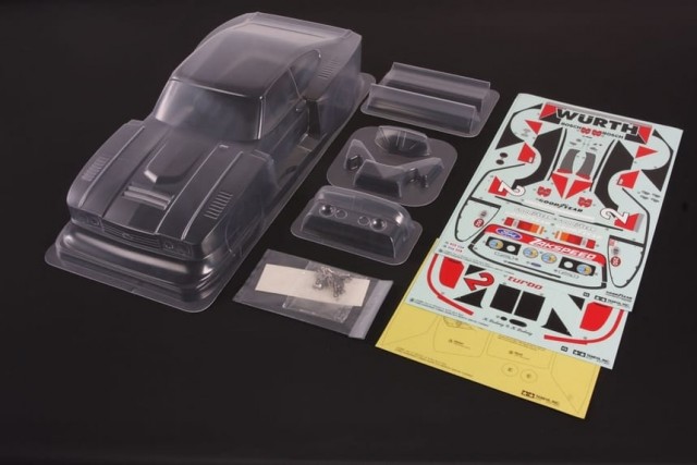 51542 Tamiya 1/10 Zakspeed Turbo Capri Wurth Body Parts Set