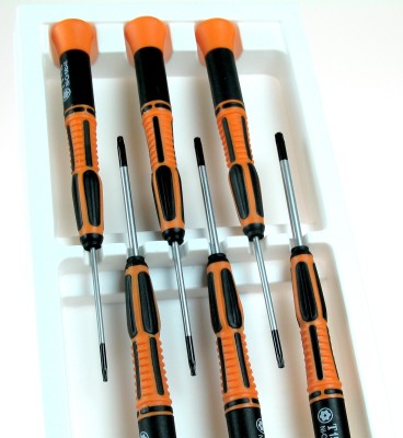 Torx skrutrekkersett 6 stk. (oransje)