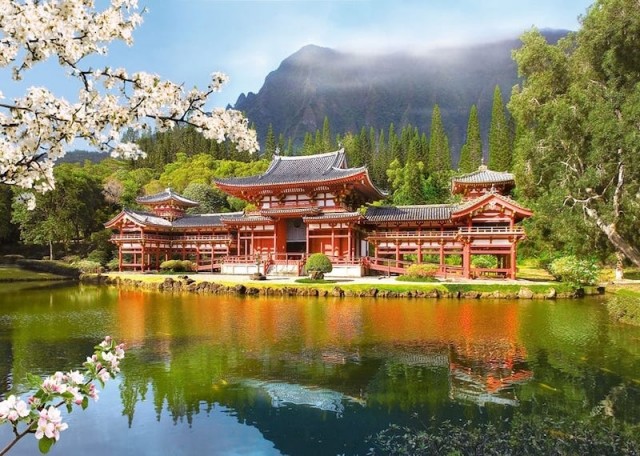 Castorland Replica of the Old Byodoin Temple 1000 Brikker