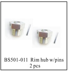 501-011 BSD RIM HUB W/PINS 2stk.