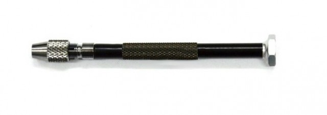 Tamiya Håndbor Fine Pin Vise S (0,1mm til 1mm)