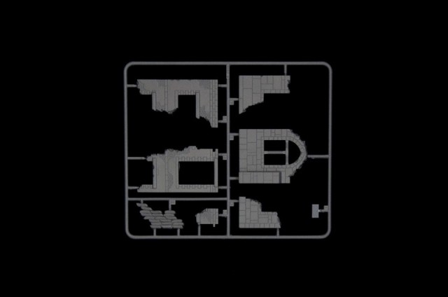 Italeri byggesett 1/72 WWII Walls and Ruins No 6087